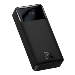 20000mAh Power bank, up to 20W, QuickCharge up to 12V-1.5A 9V-2.22A: Baseus Bipow - Black