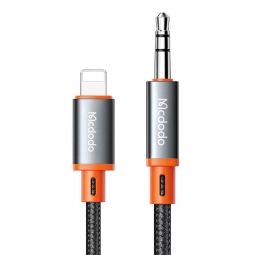 Cable: 1.2m, Lightning - Audio-jack, AUX, 3.5mm: Mcdodo CA078 - Black