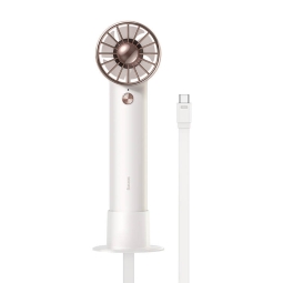 Вентилятор Baseus Flyer Turbine, аккумулятор 4000mAh, USB-C - Белый