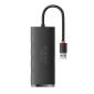Jagaja USB 3.0 hub: 4xUSB 3.0 + USB-C power, 0.25m: Baseus Lite - Must