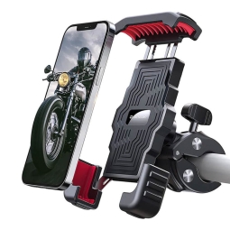 Telefonihoidik jalgrattale, motorratta hoidik, tõukeratta hoidik, 4.7-6.8", Joyroom ZS264 - Must