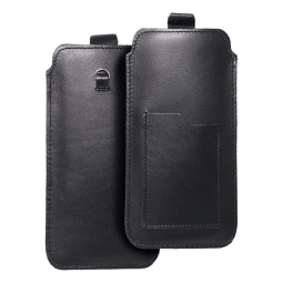 Чехол Универсальный чехол-кармашек 6.8" (внутри около: Samsung S21 Ultra, до 7.8x16.9 cm) - Чёрный