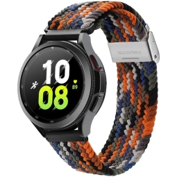 Ремешок для часов 22mm Плетёный - Samsung Watch 44-46mm, Huawei Watch 46mm: Dux Mixture - Камуфляжный