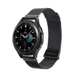 Ремешок для часов 22mm Нержавеющая сталь - Samsung Watch 44-46mm, Huawei Watch 46mm: Dux Milanese - Чёрный