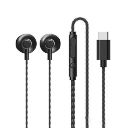 Kõrvaklapid USB-C otsikuga: Remax 711a - Must