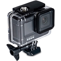 Waterproof case for the action camera GoPro Hero 9, Hero 10, Hero 11, Hero 12: Tech - Transparent