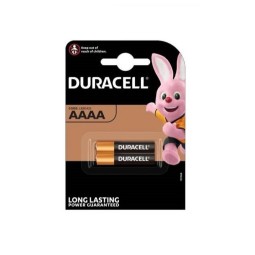 AAAA alkaline battery, 2x - Duracell - AAAA, LR8D425, LR61, MX2500, UM 6 JIS