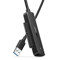 Адаптер, переходник: SATA, мама - USB 3.0, папа, 2.5" HDD-SSD: Ugreen CM321 - Чёрный