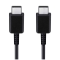 1m, USB-C - USB-C кабель: Samsung DA705 - Чёрный