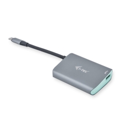 Adapter: USB-C, male - HDMI, FHD, 1920x1080 + USB 3.0, female: I-Tec USB-C Metal Hub