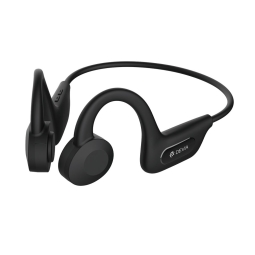 Bone Conduction juhtmevabad headphones, Bluetooth 5.0, battery 180mAh up to 6 hours, Devia Kintone Run-A1 - Black