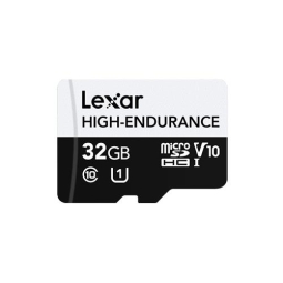 32GB microSDHC mälukaart Lexar High Endurance, kuni W30/R100 MB/s