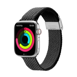 Ремешок для часов Apple Watch 42-49mm - Плетёный: Dux Mixture - Чёрный