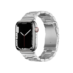 Strap for watch Apple Watch 42-49mm - Stainless steel: Hoco Grand Steel - Gray