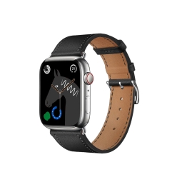 Strap for watch Apple Watch 38-41mm - Leather: Hoco Elegant - Black