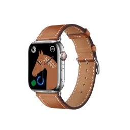 Strap for watch Apple Watch 38-41mm - Leather: Hoco Elegant - Brown