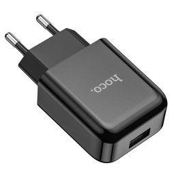 Charger 1xUSB, up to 10W: Hoco N2 - Black