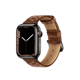 Ремешок для часов Apple Watch 38-41mm - Кожаный: Hoco Elegant - Коричневый