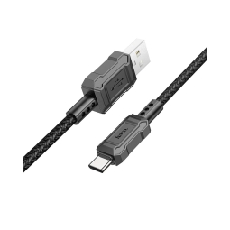 1m, USB-C - USB kaabel, juhe: Hoco X94 - Must
