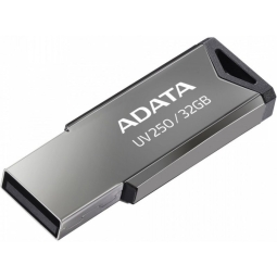 32GB mälupulk Adata UV250, USB 2.0 - Must