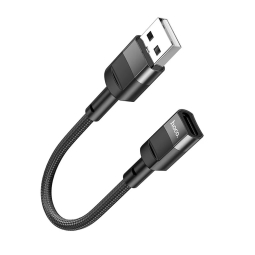 0.1m, USB, male - USB-C, female, OTG adapter: Hoco U107 - Black