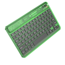 Bluetooth juhtmevaba klaviatuur Hoco Discovery - ENG - Roheline