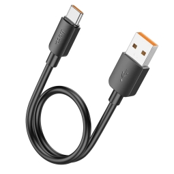 0.25m, USB-C - USB кабель, до 100W: Hoco X96 - Чёрный