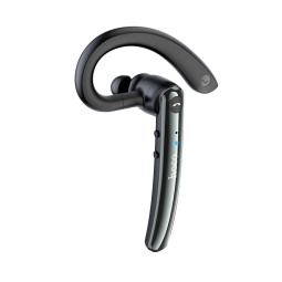 Handsfree Bluetooth 5.0 headset, talking and music up to 9 hours, Hoco S19 - Black