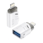 USB 3.0, pesa - Lightning, pistik, adapter, üleminek: Xo Nb256a - Valge