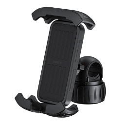 Велосипедный держатель для телефона, держатель для самоката или мотоцикла, 5.4-7.2", Baseus QuickGo Tight Secure - Чёрный
