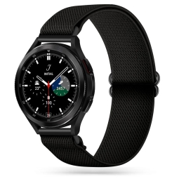 Ремешок для часов 20mm Плетёный - Samsung Watch 40-41mm, Huawei Watch 42mm: Tech Mellow - Чёрный