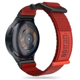 Strap for watch 20mm Braided - Samsung Watch 40-41mm, Huawei Watch 42mm: Tech Mellow - Orange
