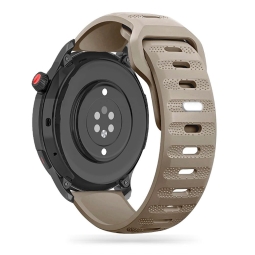 Ремешок для часов 20mm Силиконовый - Samsung Watch 40-41mm, Huawei Watch 42mm: Tech Icon - Серый