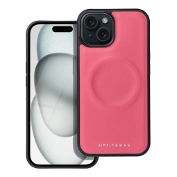 Чехол iPhone 15 - Ярко-розовый