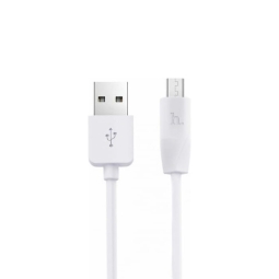 2m, Micro USB - USB cable: Hoco X1 - White