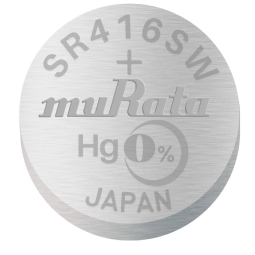 SR416 watch battery, 1x - Murata (Sony) - SR416, 337 - LR416, SR416SW