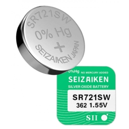 SR721 часовая батарейка, 1x - Seiko - SR721, SR58, 361, 362 - SG11, LR721, AG11, LR58, 162