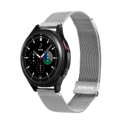 Ремешок для часов Apple Watch 42-49mm - Нержавеющая сталь: Dux Milanese - Серый