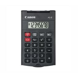 Калькулятор Canon AS-8 - Чёрный