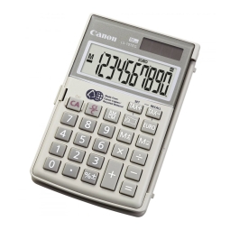 Calculator Canon LS-10TEG DBL - Gray