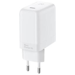 Charger 1xUSB-C, up to 65W, QuickCharge up to 20V 3.25A: OnePlus Warp Charge 65 - White