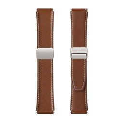 Strap for watch 22mm Leather - Samsung Watch 44-46mm, Huawei Watch 46mm: Dux YA - Brown