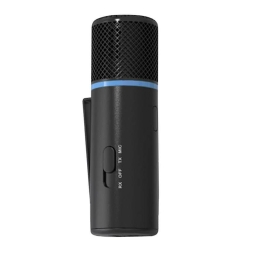 Беспроводной Микрофон Tiktaalik, Bluetooth 5.0, SBC, AAC, до 10 часов, AUX - Чёрный
