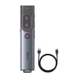 Laser stick, pointer  Red, presenter, battery 300mAh: Baseus Orange Dot - Gray