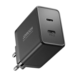 Charger 2xUSB-C, up to 40W (20W+20W), QuickCharge up to 12V 1.67A: Joyroom Tcf09 - Black