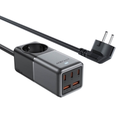 Charger 3xUSB-C + 2xUSB, up to 67W, QuickCharge up to 20V 3.35A: Acefast PWRup Z2 - Black