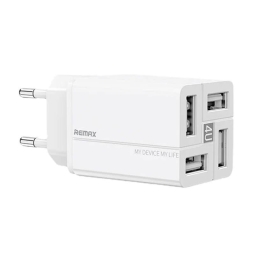 Charger 4xUSB up to 17W 5V 3.4A: Remax U43 - White