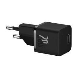 Charger 1xUSB-C, up to 20W, QuickCharge up to 9V 2.22A: Baseus Mini GaN5 - Black