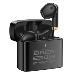 Wireless Earphones Foneng BL128 - Bluetooth, up to 7 hours, with case up to 20 hours - Black