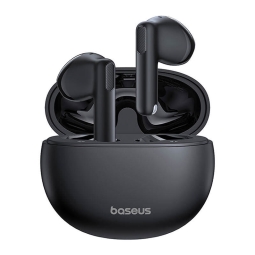 Беспроводные наушники Baseus E12 - Bluetooth, до 6 часов, с корпусом до 30 часов - Чёрный